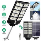 Commercial 10000000lm Led Outdoor Dusk To Dawn Solar Street Light Road Area Lamp
