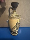 Greek Replica Lekythos Vase 6   W  Handle And Figures