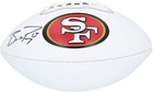 Brock Purdy San Francisco 49ers Autographed Franklin White Panel Football