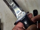 Vintage Aqua Lung Sea Hawk Divers Knife   Sheath Japan