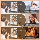 Hollywood Vanity Mirror With Lights     12 Bulbs  10x Magnifier  360   Rotation