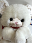 Applause Wintry White Mouse Snowflake Ears Stuffed Animal Plush Toy Vtg 1986 