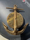 Vintage Swift   Anderson Brass Anchor Barometer Boston Usa Nautical Maritime