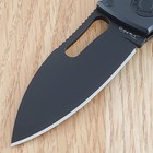 Demko Cub Stealth Folding Knife 2 63  Cpm-20cv Steel Blade Black Aluminum Handle