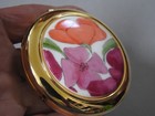 Vintage 2001 Estee Lauder Fresh Flowers Enamel Lucidity Powder Compact