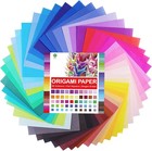Origami Paper 6x6 Inch  100 Sheets Origami Paper 50 Vivid Colors 15x15 Cm Sin   