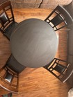 Round Table With 4 Chairs 