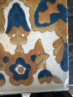 Antique Victorian Glazed Tile Beautiful Pattern 6   x 6   