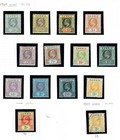 Gambia 1902-1909 Collection Neatly Arranged On Leaves - 42771