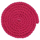 Super Soft 3 Strand Twisted Cotton Rope Red 1 2 Inch X 10 Feet Diy Crafting