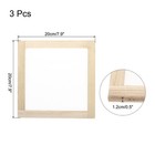 3pcs Silk Screen Printing Frame  7 9x7 9 Inch Wood With 160 White Mesh Diy