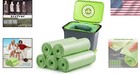 Eco-friendly 1 2 Gallon Biodegradable Trash Bags - 120 Count  Unscented Green