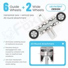 Unistrut Trolley  6 2 Wheel Unistrut Rollers - Anti-lock   Anti-fall  Electri   