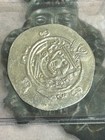 Rare 711-789 Ad Tabaristan Silver 1 2 Dirhem   History Bags Card