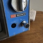 Sony 510u Solid State 5 Inch Micro Portable Tv Blue Television Powers On