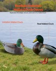 Duck Decoy Outdoor Teal Decoy Realistic Plastic Floating Duck For Hunting 6-pack