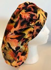 Fall Leaf Print Size Large Medical Bouffant Scrub Cap Surgery Hat