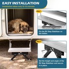 Marudina Adjustable Rv Step Stabilizer Kit 2 8-11 4in Black