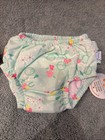 Infant Girls Reusable Swim Diapers 3-6m   12m  One New And One Used Twice
