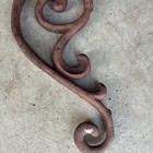 Antique Cast Iron Architectural Salvage Wall Corbel Bracket Sconce