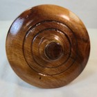 Vintage Wood Hand Turned Lidded Trinket Box Jewelry Box