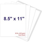 200p White Cardstock 8 5x11  230gsm Heavy Paper For Printing  Invitations  Craft