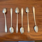 Silver Plate Iced Tea Spoon-niagra Falls Co -oneida Merced Set Of 6