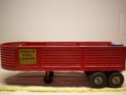 Vintage 1950 s Structo Steel Company Pressed Steel Toy Trailer Diecast Rims Nice
