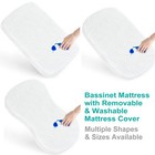 Baby Bassinet Mattress Pad With Waterproof Removable Cover Size   Shape Optional