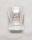 Wyoming Buck In Nature Shot Glass Square Glass Vintage Souvenir Free Shipping