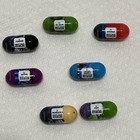 Mighty Beanz 2010 Marvel Lot Of 7  hulk  Dr  Doom  Mystique  Punisher   