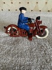 Vintage Hubley  Cast Iron Harley Davidson Motorcycle