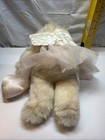 Vintage 1998 Avon Angel Wings Teddy Bear Pink Dress 12  Plush Stuffed Animal Toy