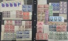 Vintage Australia   New Zealand Stamp Collection Lot - Mint   Used Blocks Mnh