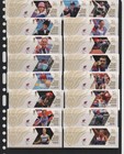 Gb 2012 Paralympic Gold Medal Winners Stamps Complete Set 34 Single Mint Stamps