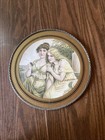 Antique Round Victorian Ladies girls Chimney Flue Cover 9   
