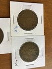 3 Australian  Australia One Penny  George V  Vintage Coins  1917  1917  1919 