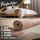 3 Ft  X 5 Ft  Premium Grip And Dual Surface Non-slip Rug Pad In White