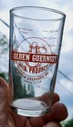 1940s Golden Guernsey Milk Measuring Glass Tumbler Advertising Dairy Nc Rowan