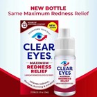 Clear Eyes  Maximum Redness Relief Eye Drops  0 5 Fl Oz  pack Of 2  Exp 04 2027