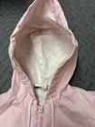 Vtg Oshkosh B gosh Kids Pink Windbreaker Jacket Sz 5 Floral Lined Zip Usa Union