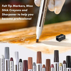 Furniture Markers Touch Up wood Filler Floor Scratch Repair Kits set Of 21