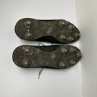 Antique Football Cleats Leather Sports Shoes Vintage Low Top Uniform Shoes 50s