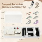 Seemine Automatic Bias Tape Maker Machine 6 Tips Heat Press Sewing Quilting