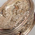 Antique Ornate Silverplated Trinket Box Louis Theophile Hingre French 1800s