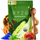 Ryze Organic Mushroom Matcha 30 Servings 6 Adaptogenic Mushrooms Green Tea