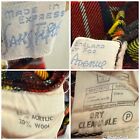 Saks Fifth Avenue Kids Plaid Pants Wool Blend 70s Groovy Fall Red Yellow Holiday
