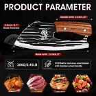 Stainless Steel Kitchen Knife Set Meat Cleaver Chef Knives Wooden Handle