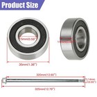 14mm 325mm Rear Axle 6202rs Wheel Bearing Kit For Ct200u 196cc 200cc Mini Bike