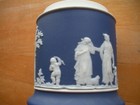 Antique Wedgwood Cobalt Blue Jasperware Vase